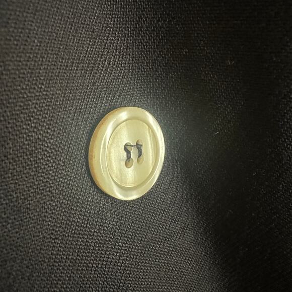 KORS Michael Kors | 90s Vintage Black Wool Double Breasted Blazer | Size 8 - Picture 4 of 6